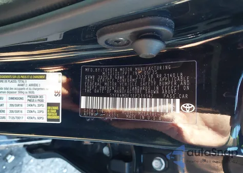 2025 Toyota Corolla Le из США, поврежденный, VIN 5YFB4MDE1SP311147